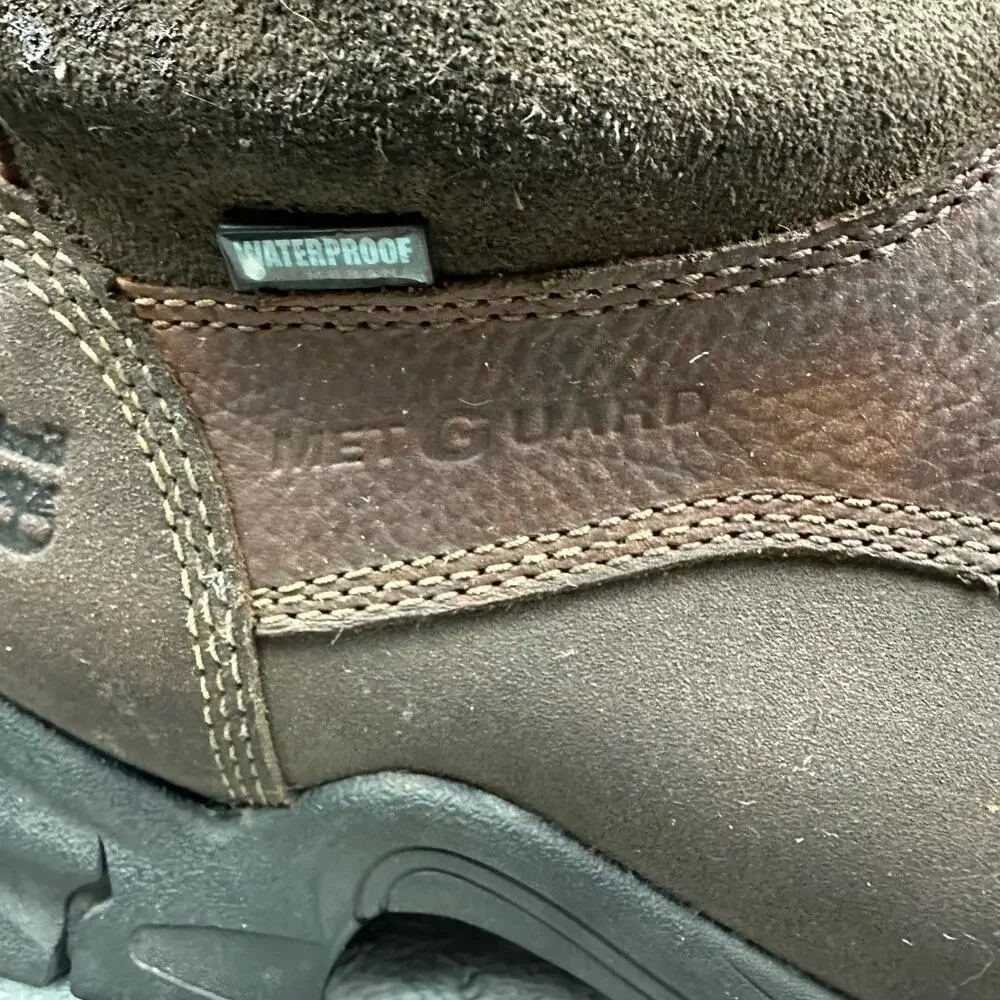 Timberland PRO 89652 Mens 11W Brown Waterproof Met Guard‎ Pull On Work Boots